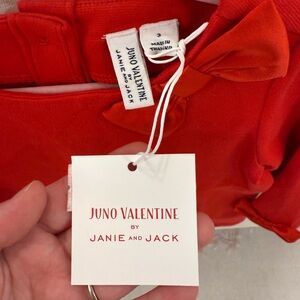 Janie and Jack Vibrant Red Dress